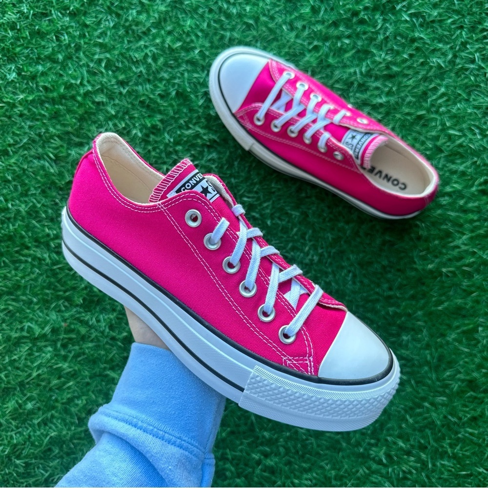 🎁Converse Chuck Taylor All Star Ctas Lift Hi Cerise Pink - Picture 3 of 10